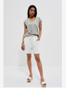 Moodo Moodo ženska bijela trenirka kratke hlače