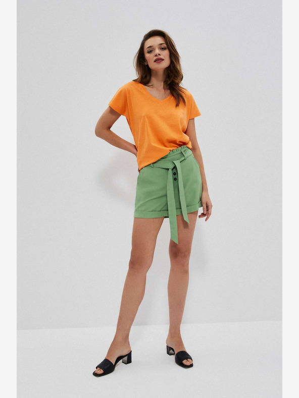 Moodo Zelene ženske kratke hlače Moodo