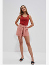 Moodo Moodo roze ženske kratke hlače