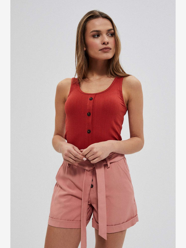 Moodo Moodo roze ženske kratke hlače