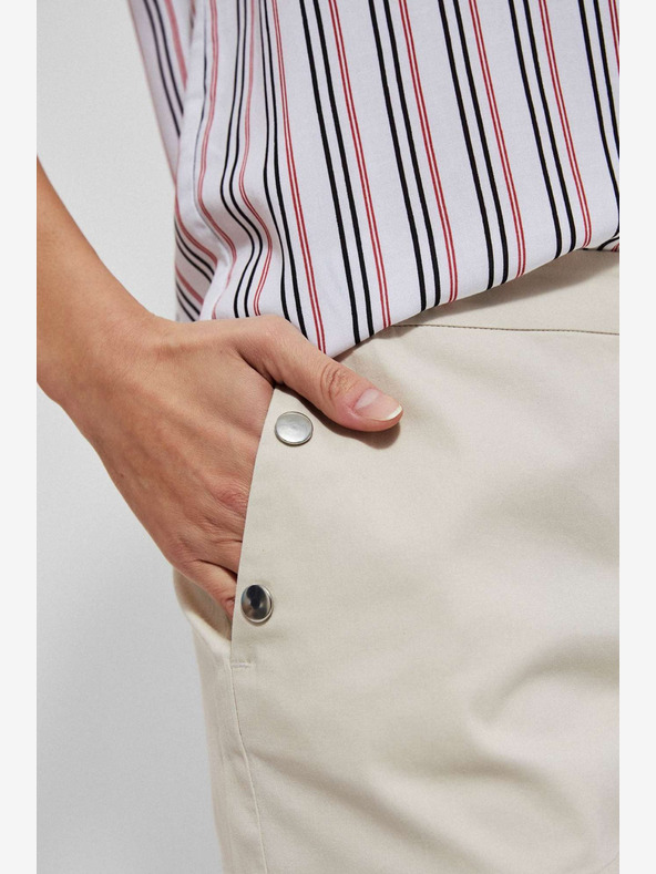 Moodo Moodo krem ​​ženske kratke hlače