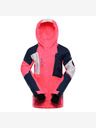 ALPINE PRO Dječja skijaška jakna s membranom ptx snow ALPINE PRO DEARO neon knockout pink
