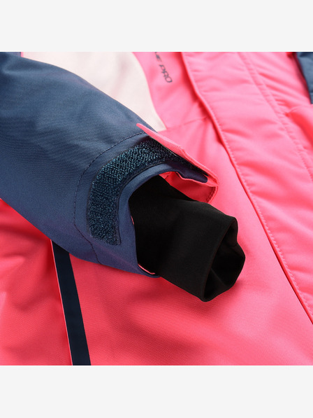 ALPINE PRO Dječja skijaška jakna s membranom ptx snow ALPINE PRO DEARO neon knockout pink
