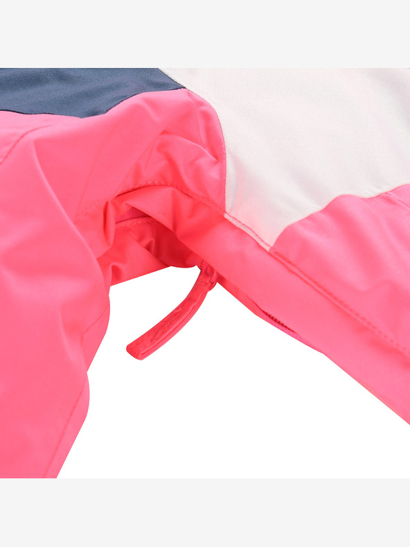 ALPINE PRO Dječja skijaška jakna s membranom ptx snow ALPINE PRO DEARO neon knockout pink