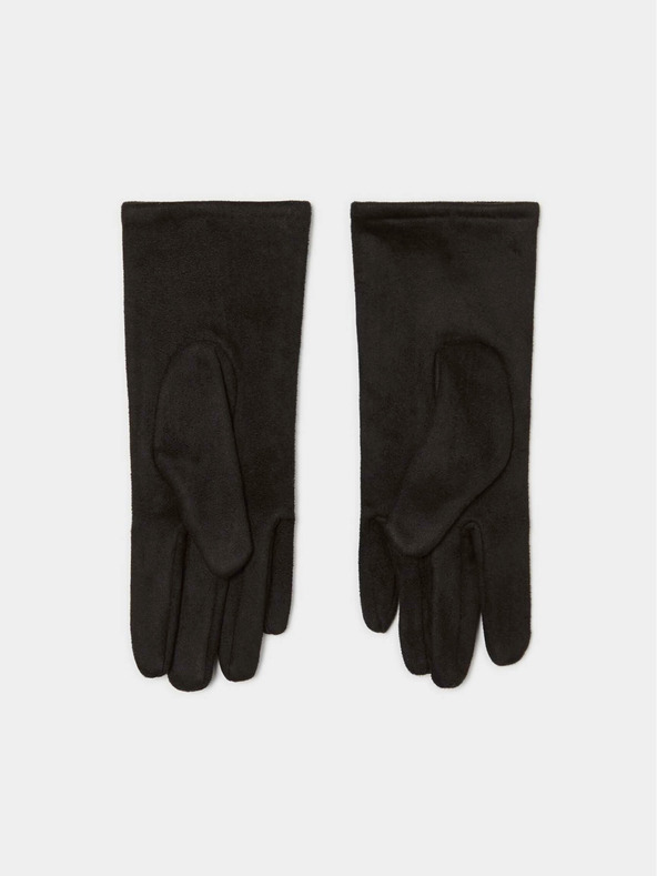 Moodo Crne ženske rukavice s kamenčićima Moodo