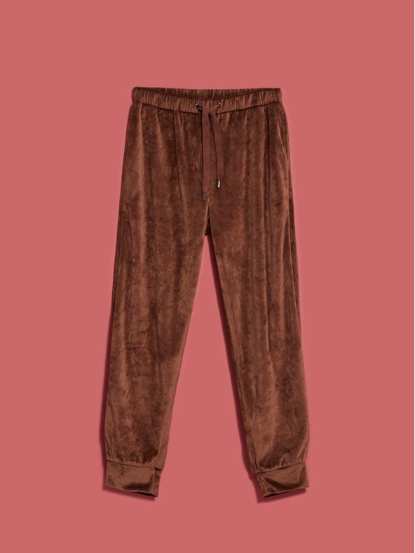 Moodo Smeđe ženske trenirke Moodo