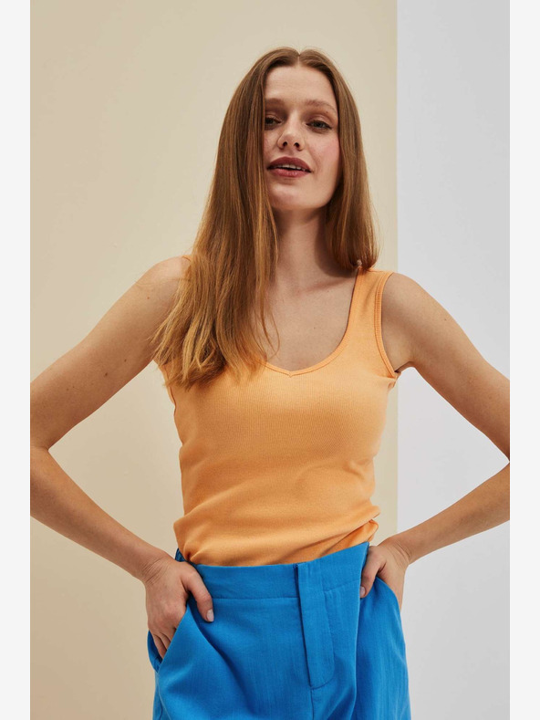 Moodo Moodo narančasta majica bez rukava