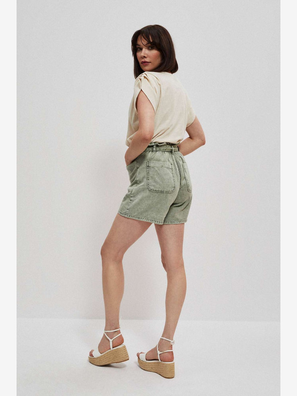 Moodo Zelene ženske kratke hlače Moodo