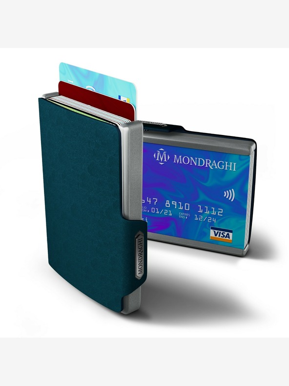 Mondraghi Novčanik Mondraghi Saffiano - plavi