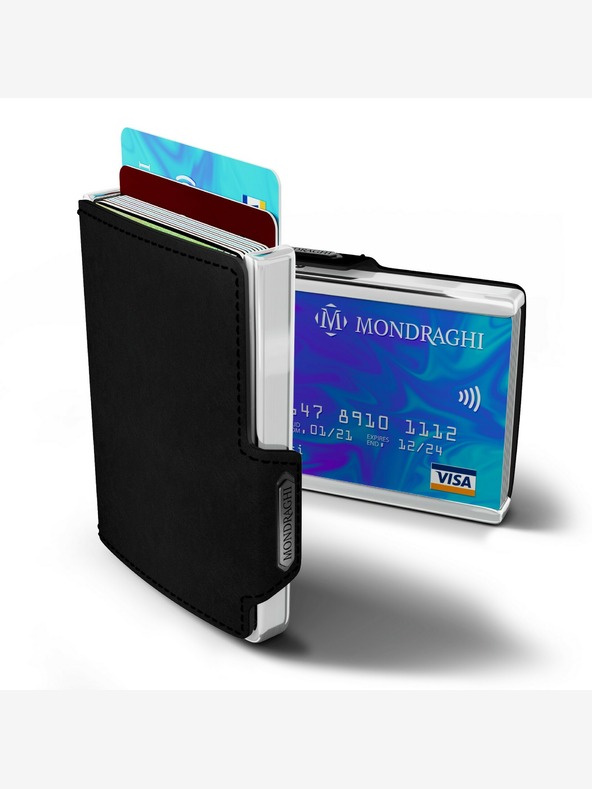 Mondraghi Mondraghi Elegance crni kožni novčanik
