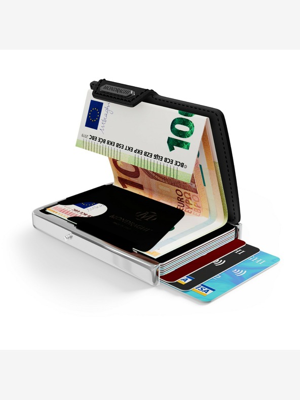 Mondraghi Mondraghi Elegance crni kožni novčanik