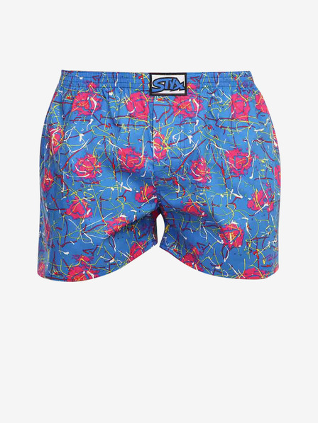 Styx Styx ružičasto-plave muške kratke hlače s uzorkom