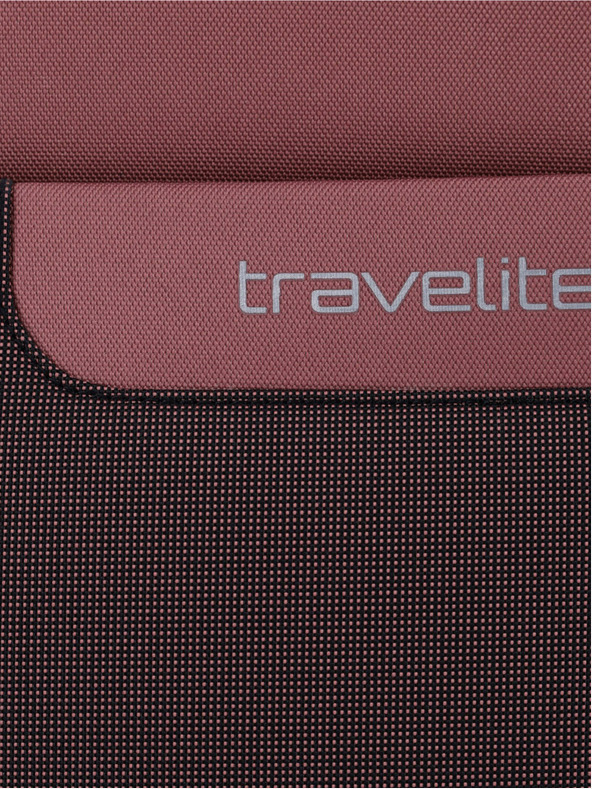 Travelite Travelite Viia 4w M ružičasto-smeđi kofer