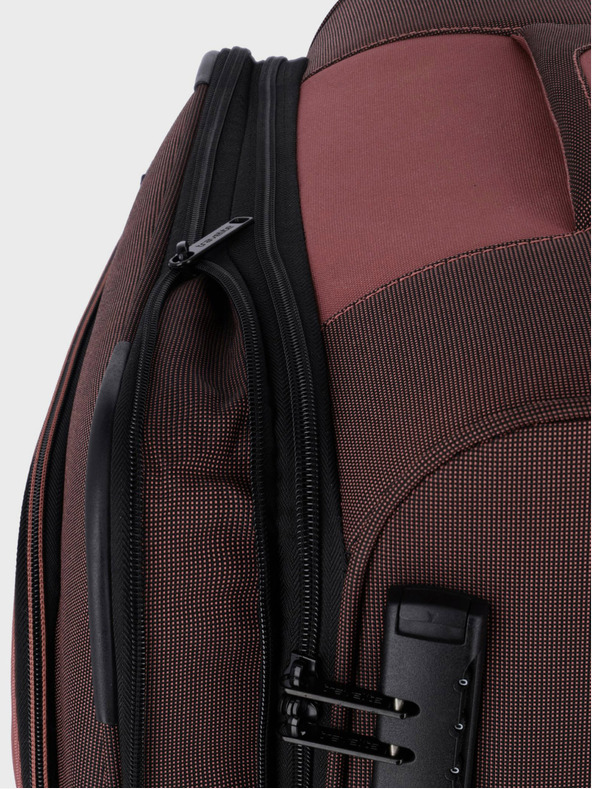 Travelite Travelite Viia 4w M ružičasto-smeđi kofer