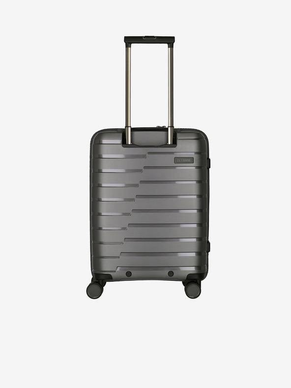 Travelite Sivi putni kovčeg Travelite Air Base 4w S Prednji džep Antracit