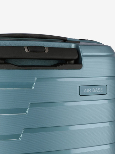 Travelite Plavi putni kovčeg Travelite Air Base 4w S Prednji džep Ledeno plava