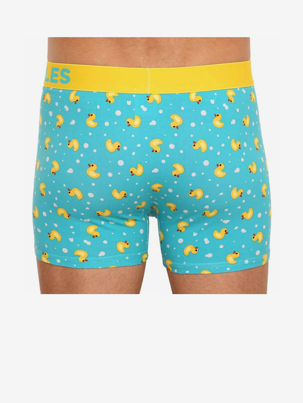 Dedoles Svijetloplave vesele muške bokserice Dedoles Ducks