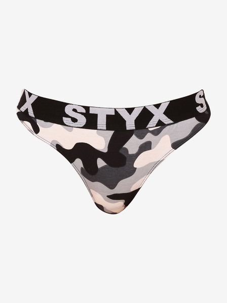 Styx Crno-sive ženske vojne tange Styx art Camouflage