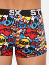 Styx Styx art Poof plavo-crvene muške bokserice s uzorkom