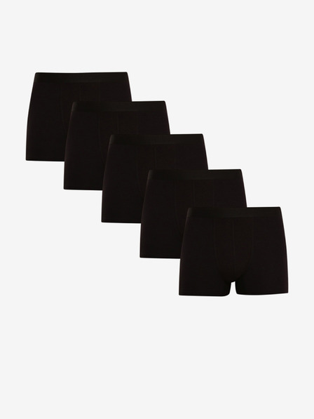 Nedeto Set od pet muških bokserica u crnoj boji Nedeto