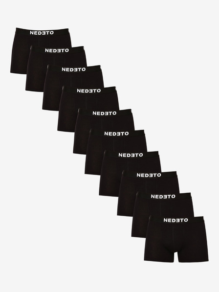 Nedeto Set od deset muških bokserica crne boje Nedeto