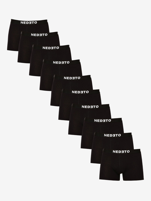 Nedeto Set od deset muških bokserica crne boje Nedeto
