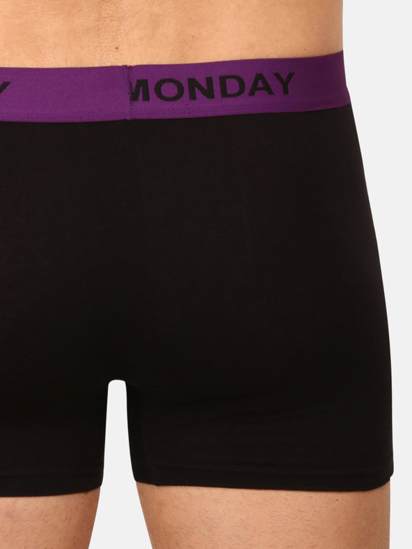 Nedeto Set od sedam muških bokserica u crnoj boji Nedeto