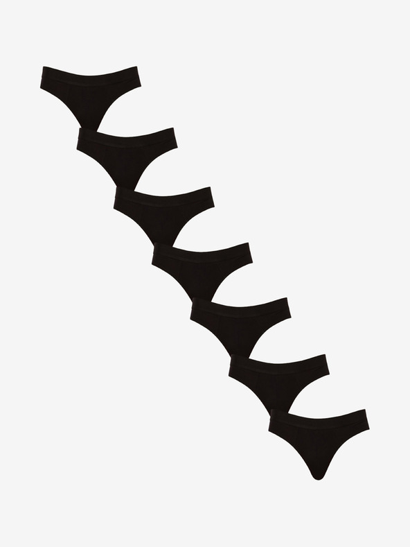 Nedeto Set od sedam muških gaćica u crnoj boji Nedeto