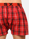 Styx Styx crvene muške kratke hlače na karo