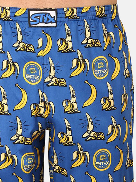 Styx Žuto-plavi donji dio muške pidžame Styx s uzorkom