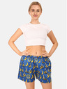 Styx Žuto-plave ženske kratke hlače za spavanje s uzorkom Styx Bananas