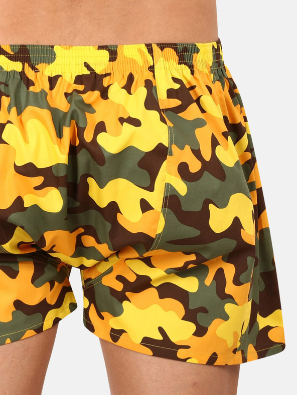 Styx Set od tri muške gaćice s uzorkom u Styx plavoj, žutoj i crnoj boji