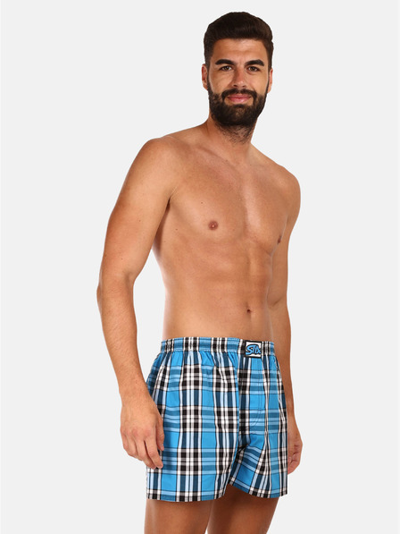 Styx Styx plave muške kratke hlače na kockice