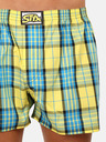 Styx Styx plavo-žute kockaste muške kratke hlače