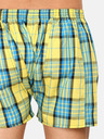 Styx Styx plavo-žute kockaste muške kratke hlače