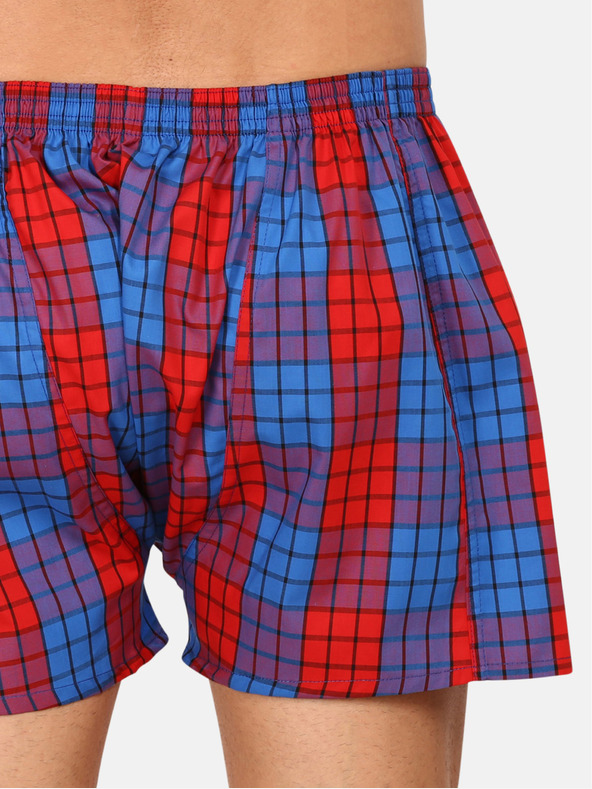 Styx Styx crvene i plave muške kratke hlače na kockice