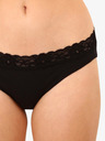 Styx Crne ženske gaćice sa Styx čipkom