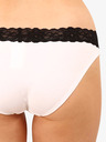 Styx Crno-bijele ženske gaćice sa Styx čipkom
