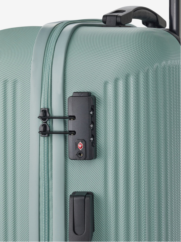 Travelite Set od tri putna kofera svijetlo zelene boje Travelite Bali S, M, L Mint