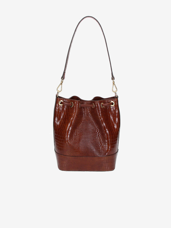 Elega Elega Riches smeđa ženska kožna torba