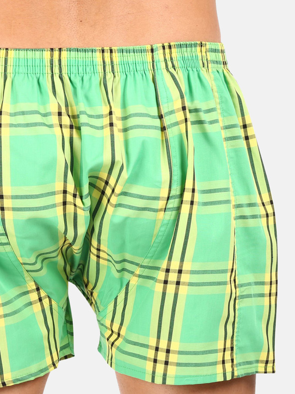 Styx Svjetlo zelene muške kratke hlače Styx na kockice
