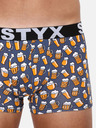 Styx Žuto-sive muške bokserice s uzorkom Styx Pivo