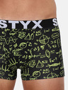 Styx Žuto-crne muške bokserice Styx Fyzika