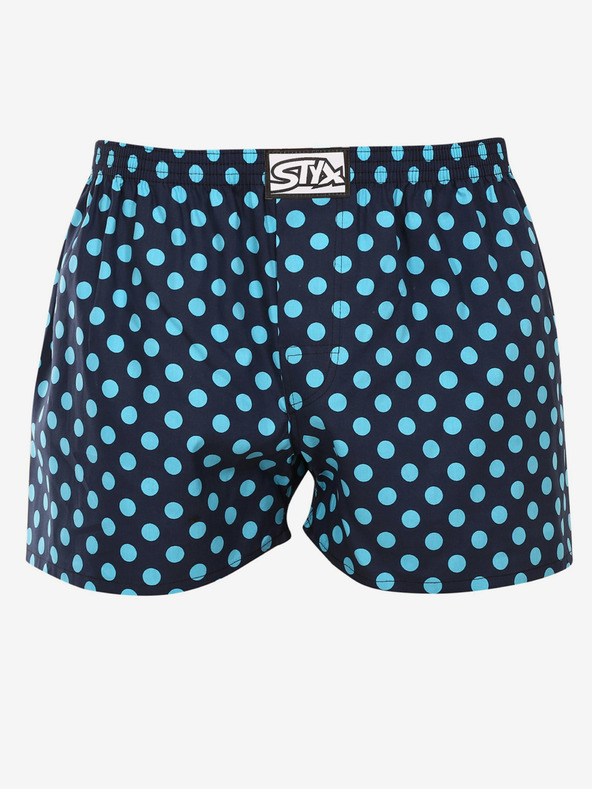 Styx Styx tamnoplave muške kratke hlače na točkice