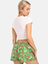 Styx Svijetlozelene ženske božićne kratke hlače Styx Gingerbread Christmas