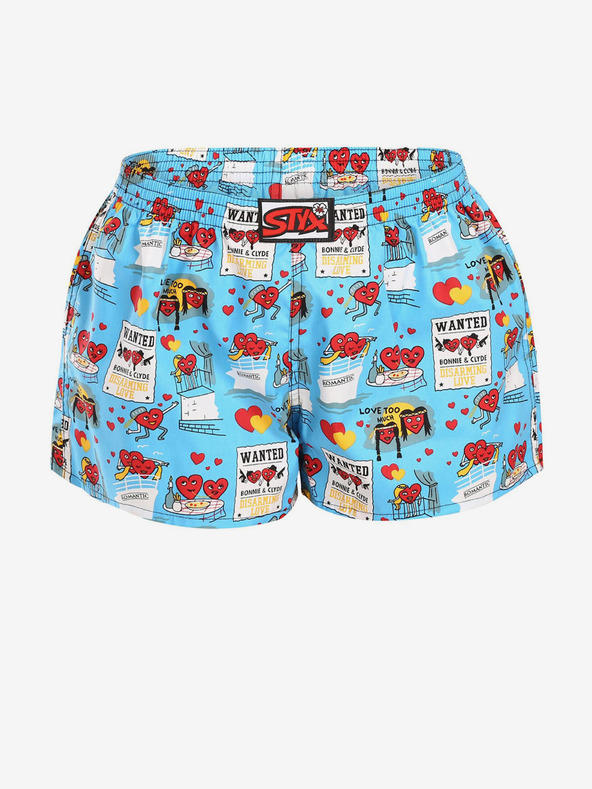 Styx Svijetloplave ženske kratke hlače Styx Valentine's Day