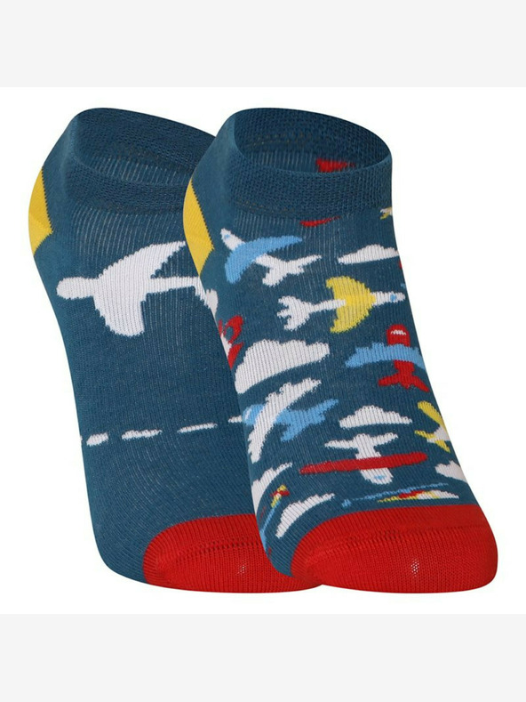 Dedoles Tamnoplave dječje vesele čarape Dedoles Letadla