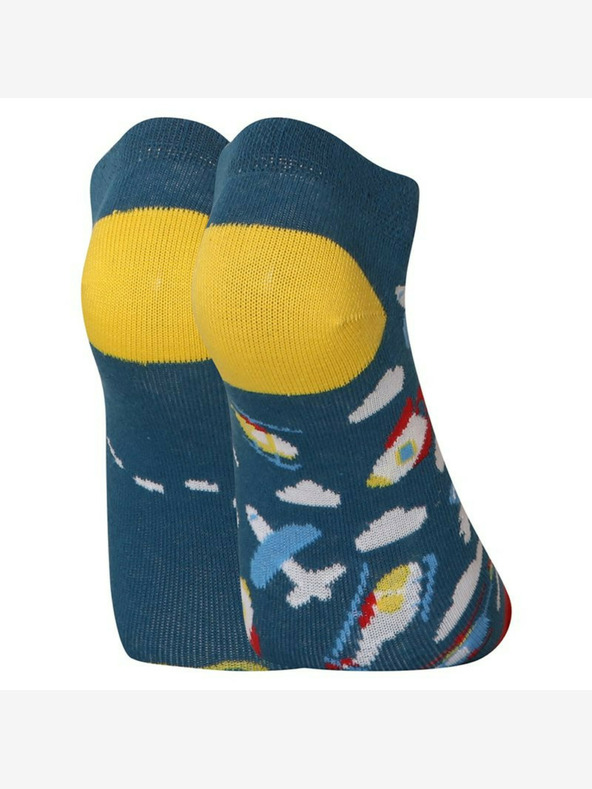 Dedoles Tamnoplave dječje vesele čarape Dedoles Letadla