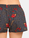Styx Crne kratke ženske hlače Styx art Claws