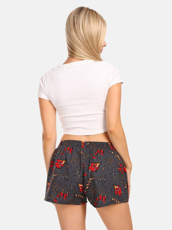 Styx Crne kratke ženske hlače Styx art Claws